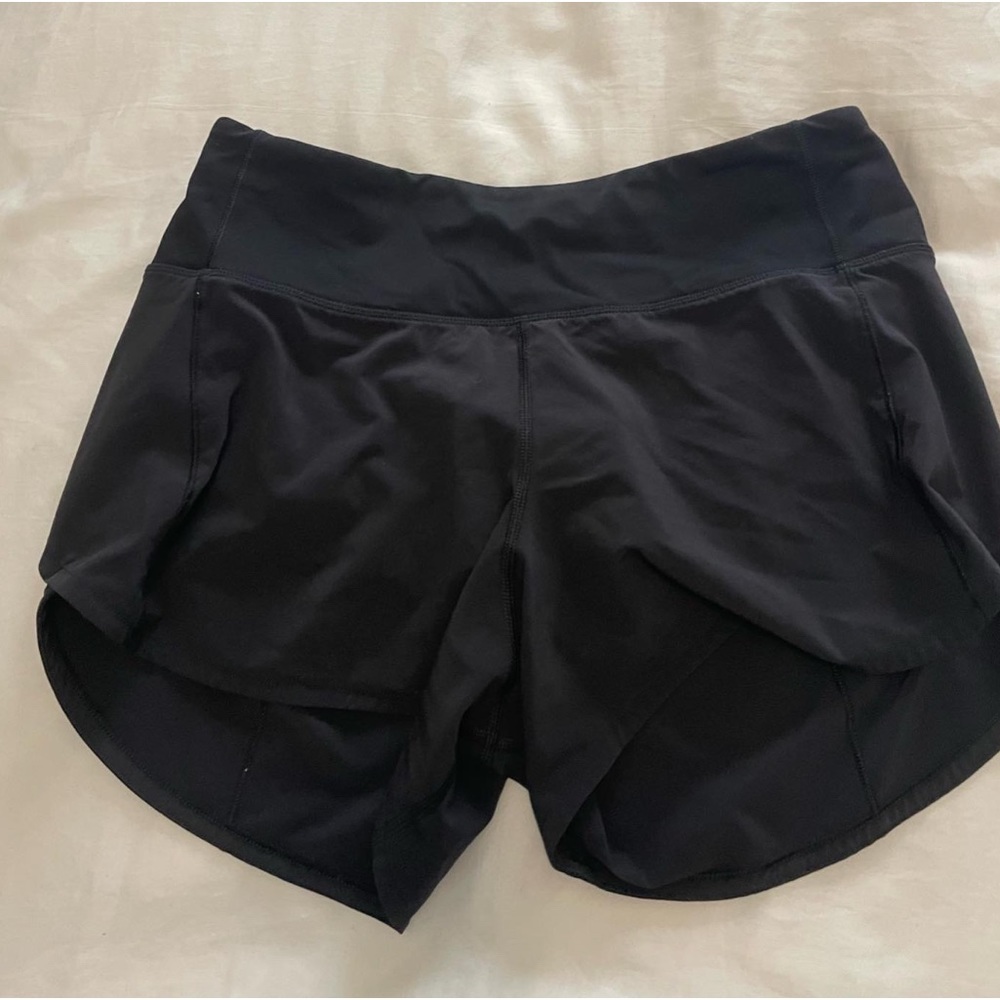 Lululemon Black Speed Up Shorts